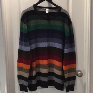 Men’s GAP striped multi-colored sweater ~ XLarge
